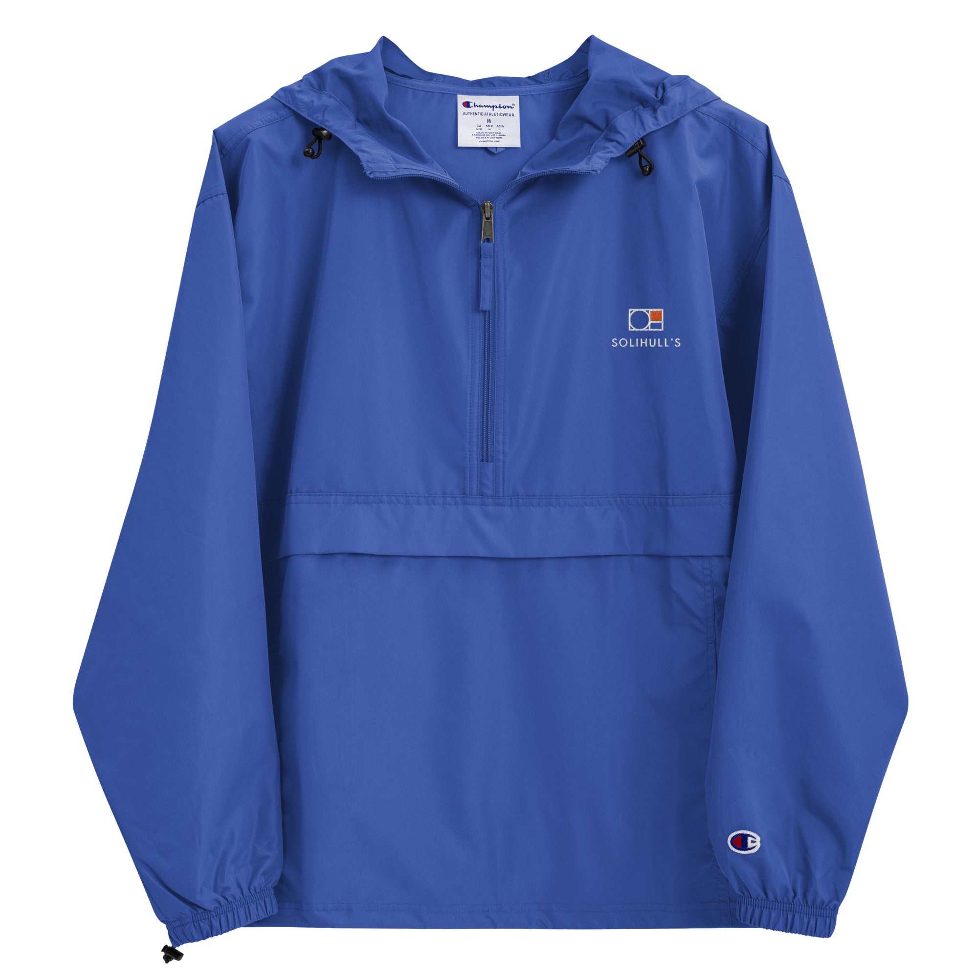 Champion windbreaker blue hotsell