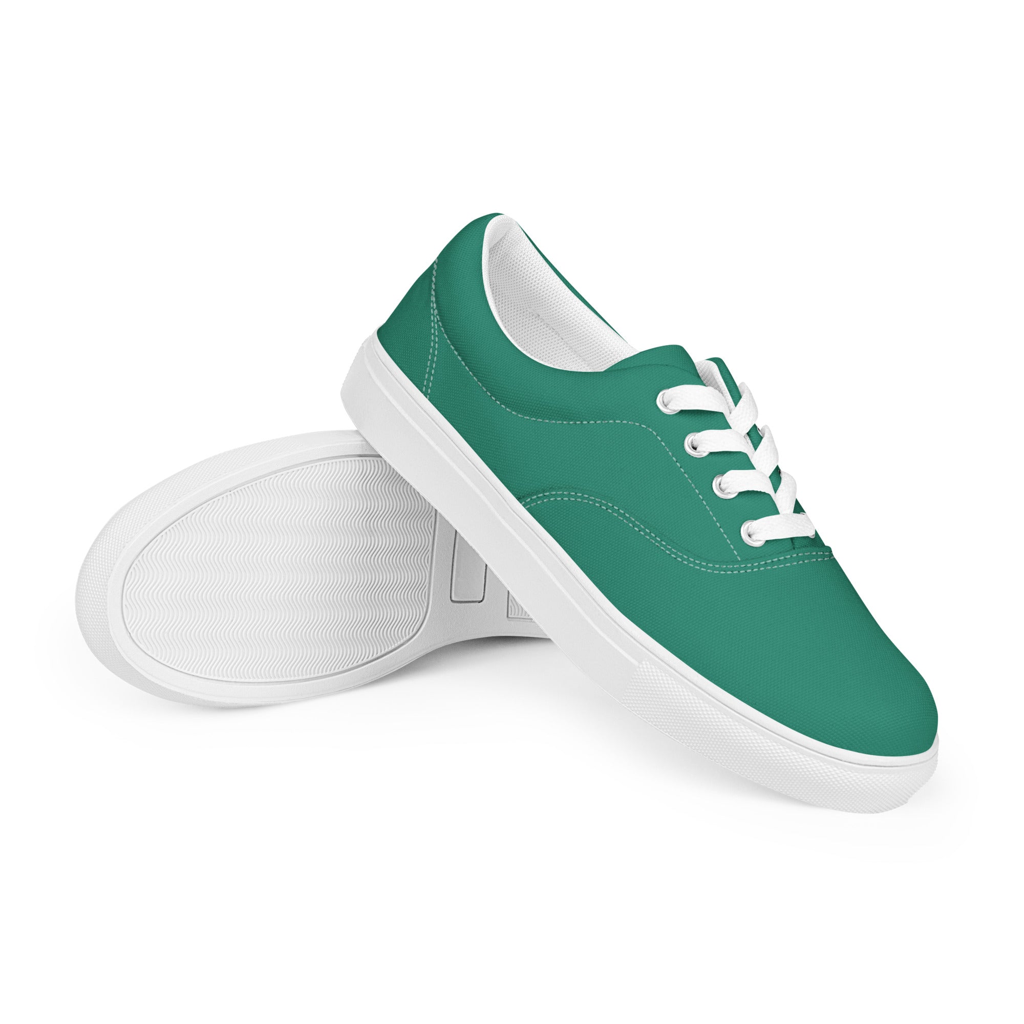 Green canvas 2025 shoes mens